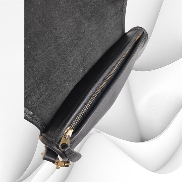 COACH Vintage Ritchie Bag Crossbody zip black - Picture 5 of 9